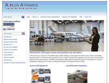 Tablet Screenshot of aplusavionics.com